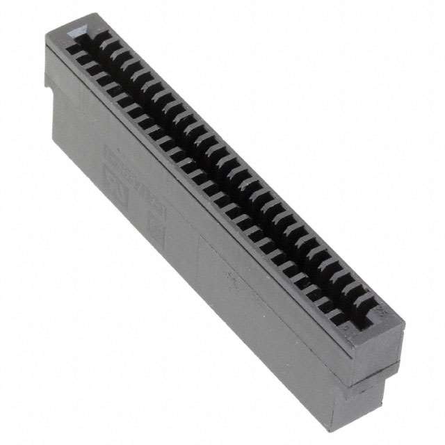 CONN CARDEDGE HSG 50POS .100 BLK