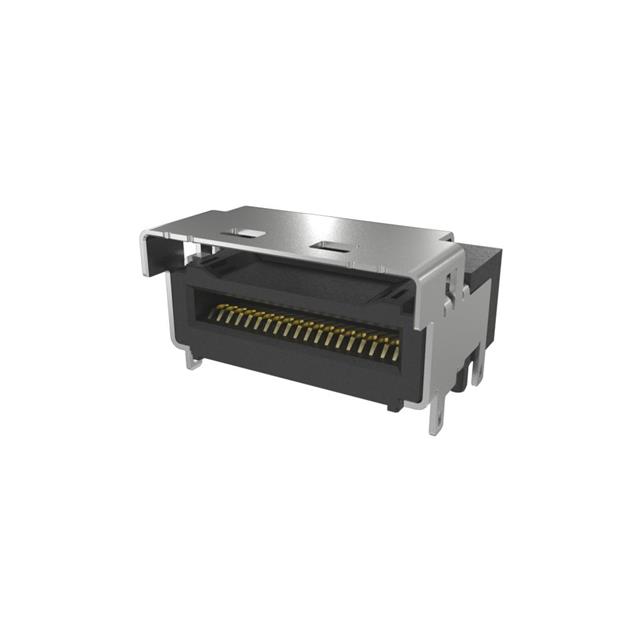 CONN EDGE DUAL FMALE 38POS 0.024