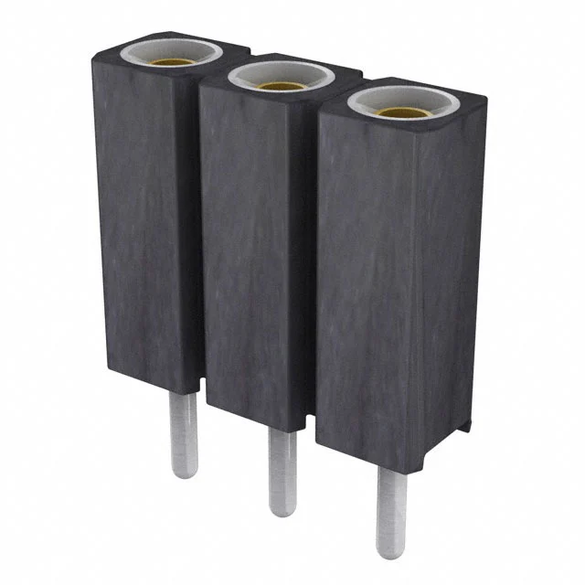 CONN SOCKET 3POS 0.1 GOLD PCB