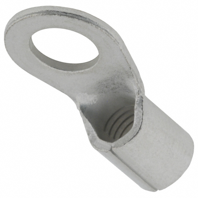 CONN RING CIRC 8AWG #1/4 CRIMP