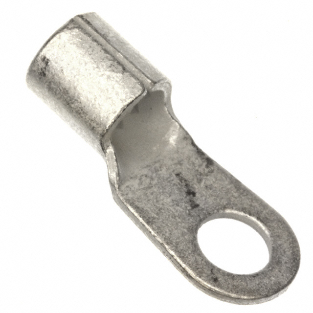 CONN RING CIRC 6AWG #1/4 CRIMP