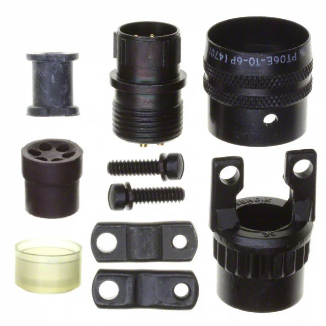 CONN PLUG MALE 6P GOLD SLDR CUP