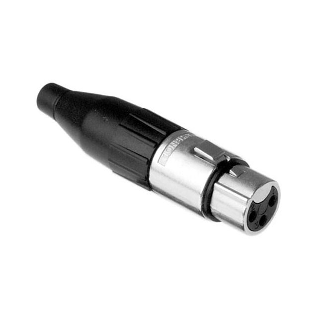 CONN PLUG FMALE XLR 3P SOLDER