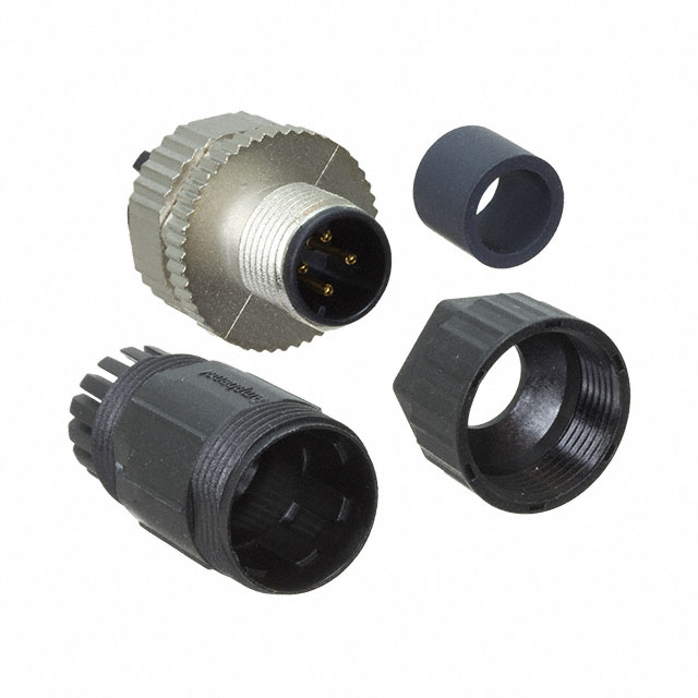 CONN RCPT MALE 4POS GOLD SCREW