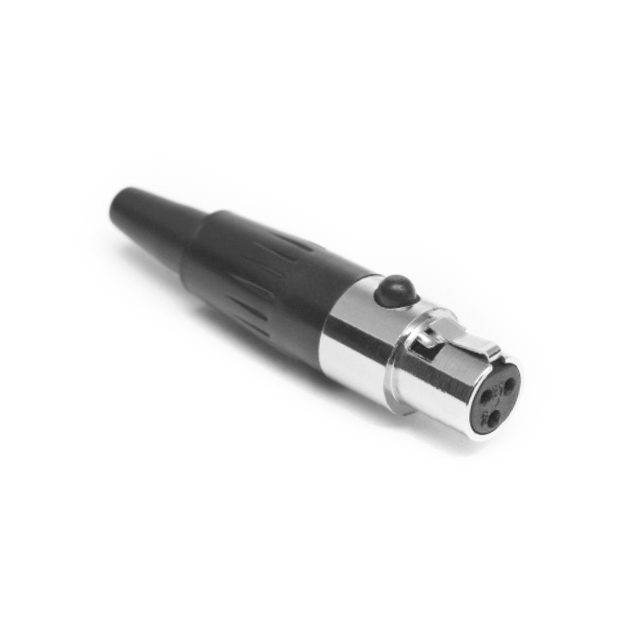 CONN PLUG FMALE MINI XLR 3P SLDR
