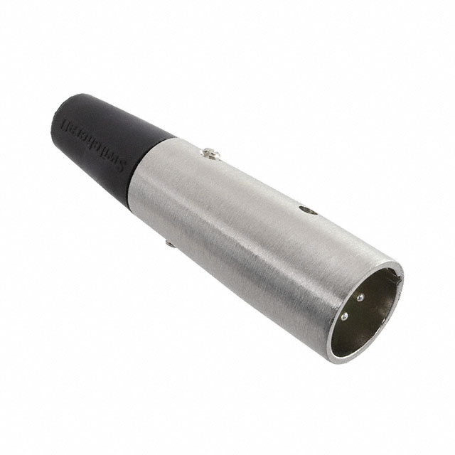 CONN RCPT MALE XLR 4P SOLDER CUP