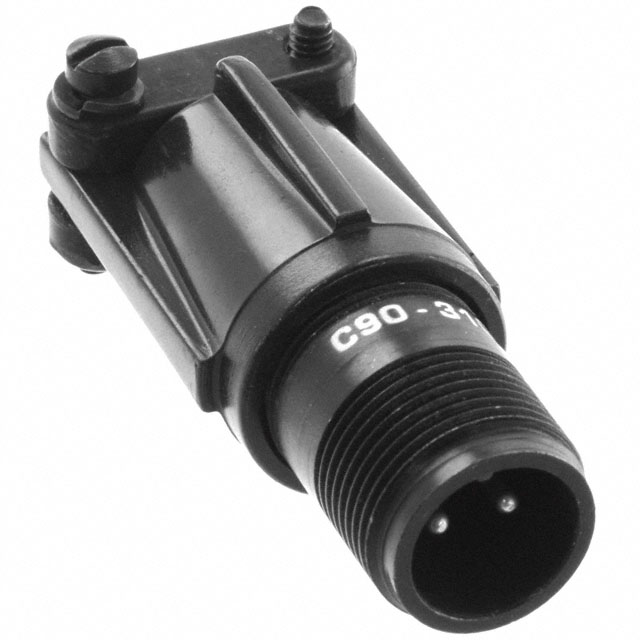 CONN RCPT MALE 2P SOLDER CUP