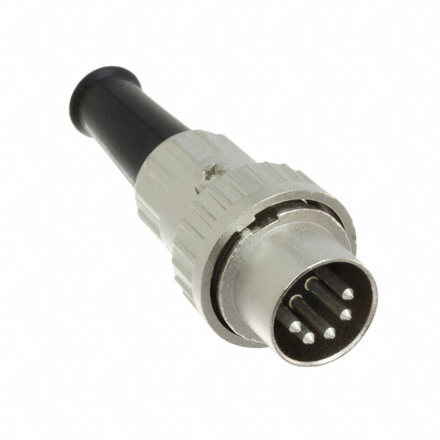 CONN PLUG MALE DIN 5POS SOLDER