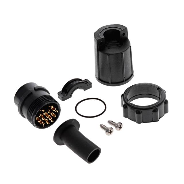 CONN PLUG MALE 18P GOLD SLDR CUP