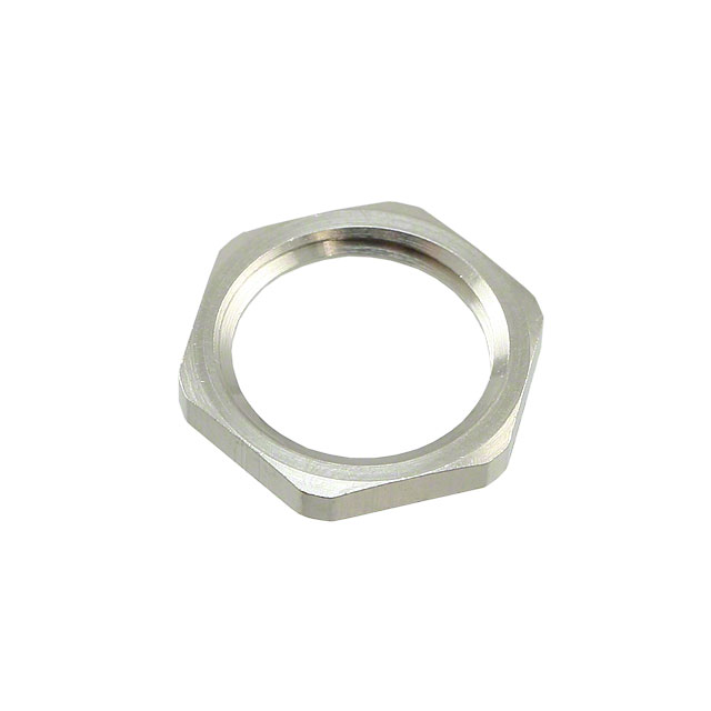 CONN HEX NUT M16 SILVER