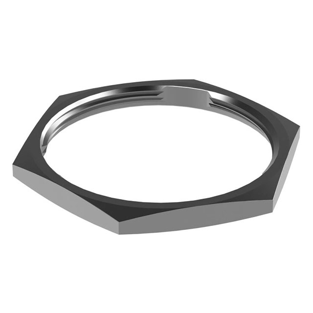 CONN HEX NUT 24 SILVER