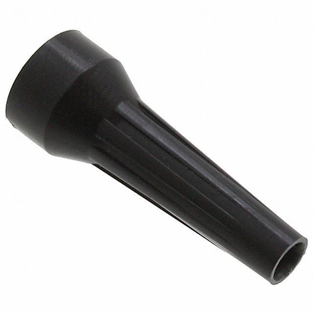 CONN STRAIN/BEND RELIEF BLACK