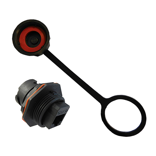 CONN MOD JACK COUPLR CAT5E IP67