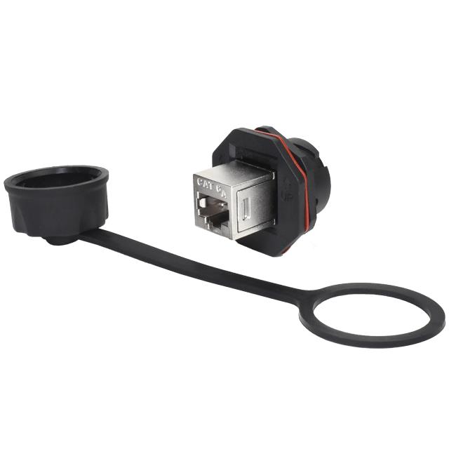 COUPLER RJ45 CAT6A PANEL MNT RJ4