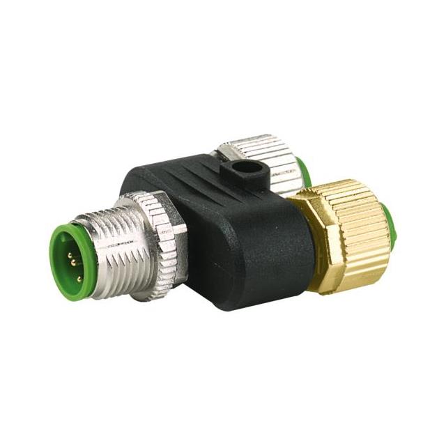 T COUPLER M12 MALE / M12 FEMALE
