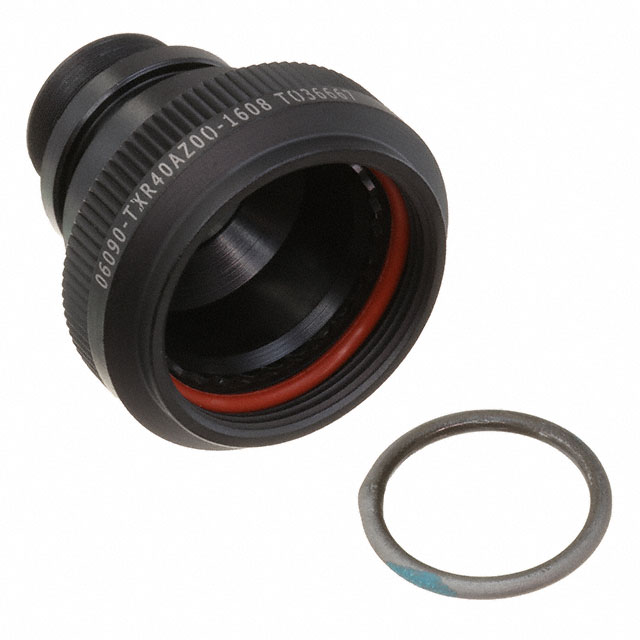 CONN BACKSHELL ADPT SZ17 E BLK