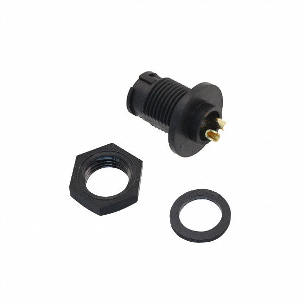 CONN RCPT MALE 2P GOLD SLDR CUP