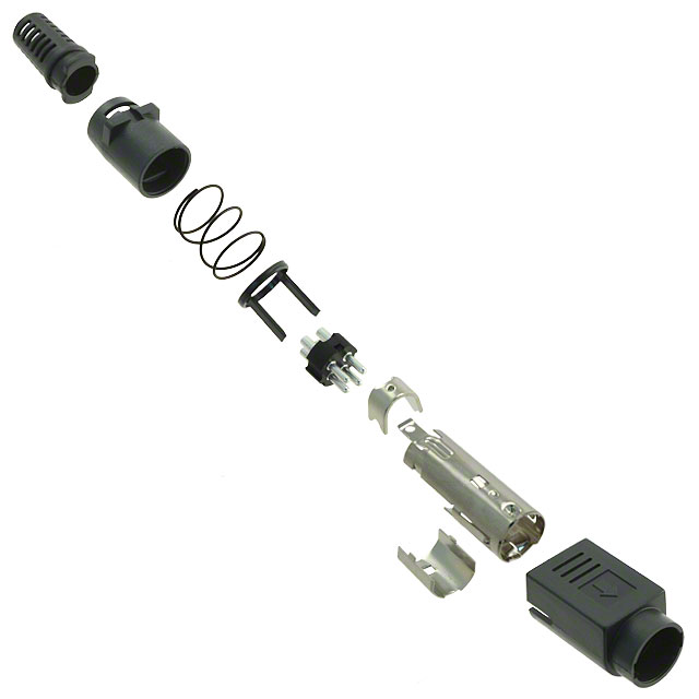 CONN PLUG MALE 4 SILVER SOLDER