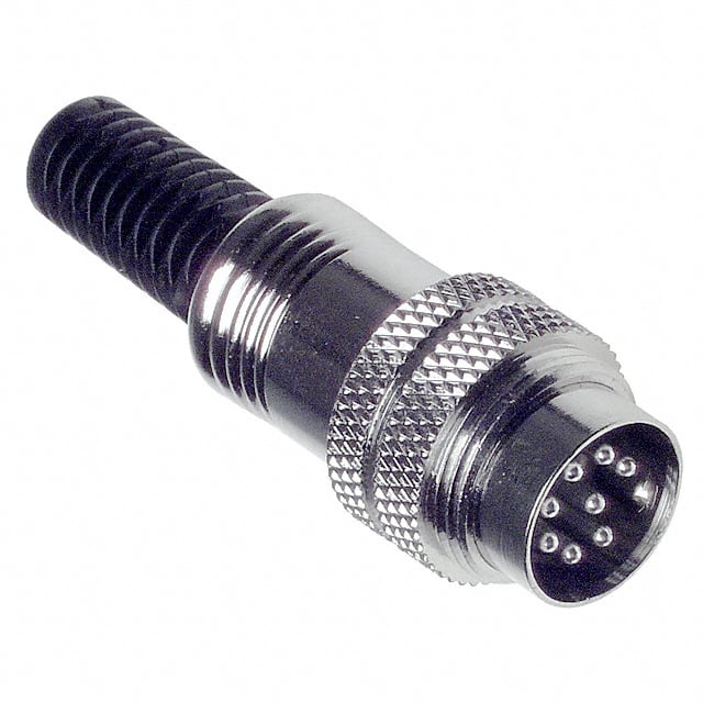 CONN PLUG MALE DIN 8P SOLDER