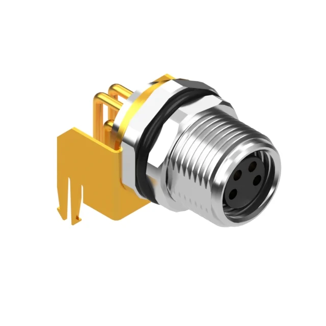 M8 A-CODE 4POS RCPT PANEL MOUNT M8 A-CODE 4POS RCPT PANEL MOUNT