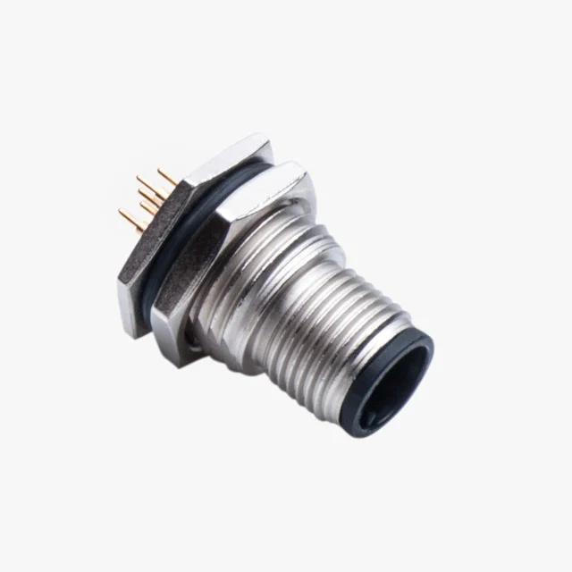 CONN PLUG MALE 5POS GOLD SOLDER