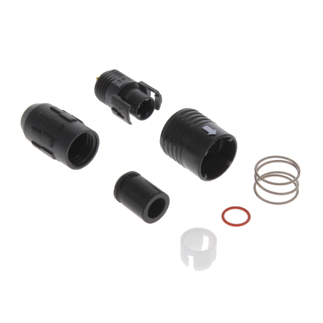 CONN PLUG MALE 6P GOLD SLDR CUP