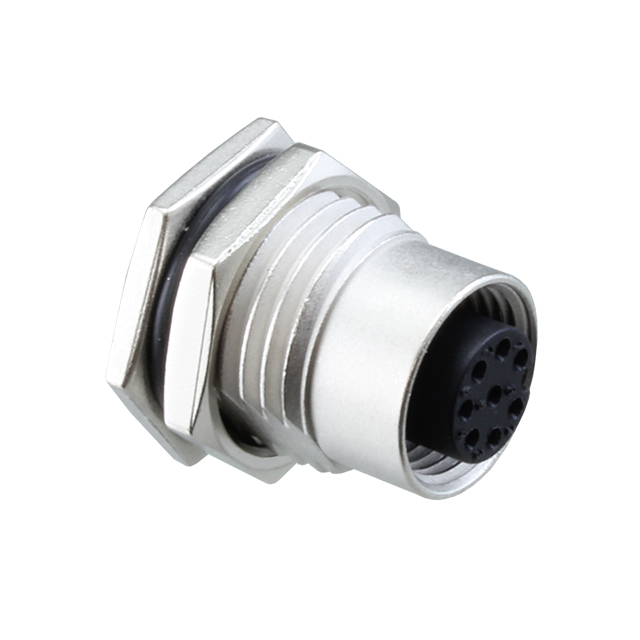 CONN RCPT FMALE 8P GOLD SLDR CUP