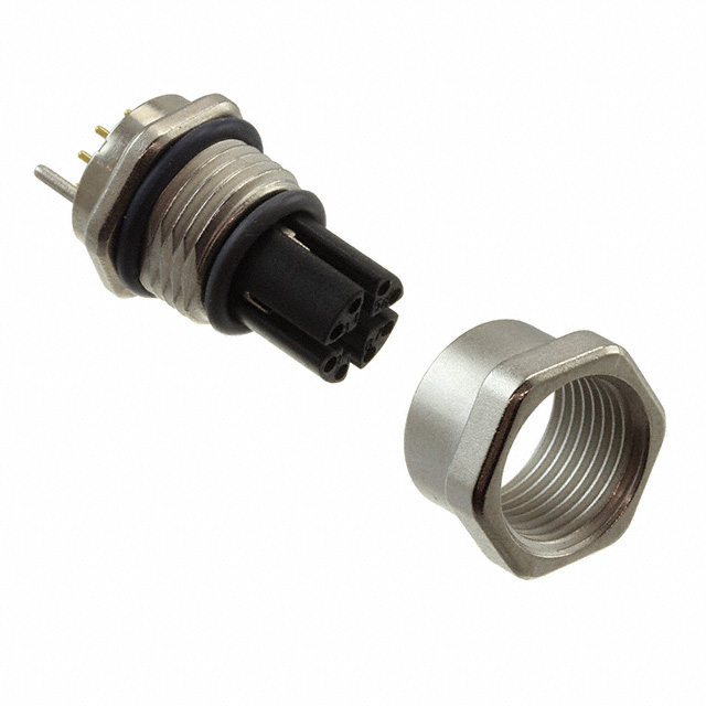 CONN RCPT FMALE 8POS GOLD SOLDER