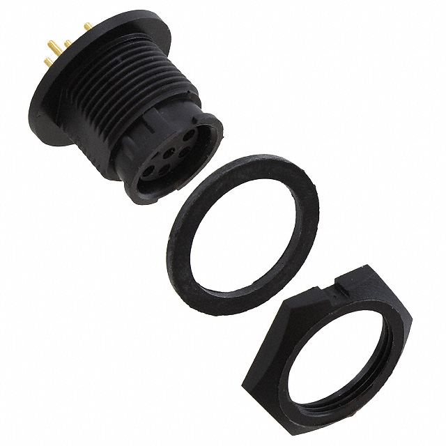 CONN RCPT FMALE 6POS GOLD SOLDER