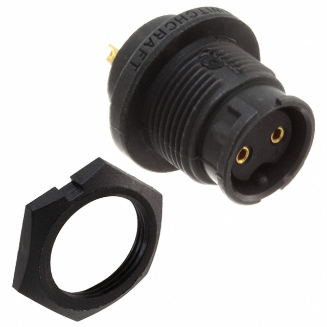 CONN RCPT FMALE 2P GOLD SLDR CUP CONN RCPT FMALE 2P GOLD SLDR CUP