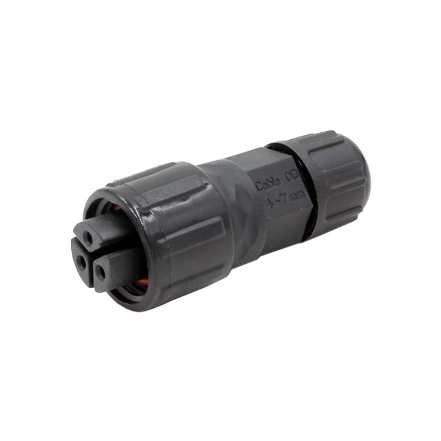 CONN PLUG FMALE 3POS SOLDER CUP