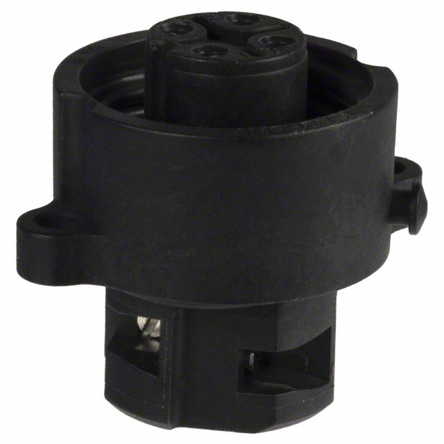 CONN RCPT FMALE 4P SILVER SCREW