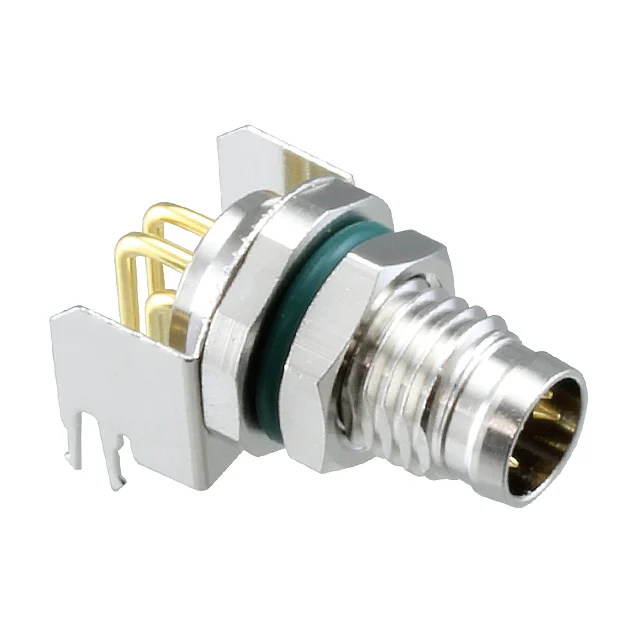 CONN PLUG MALE 4POS GOLD SOLDER