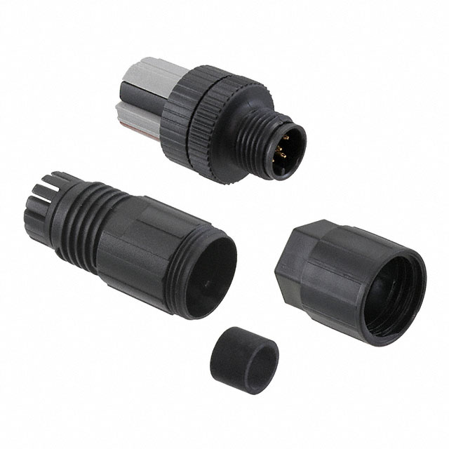 CONN PLUG MALE 5P SPRING-CAGE