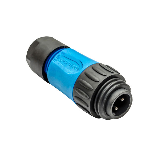 CONN PLUG MALE 4POS SILVER SCREW