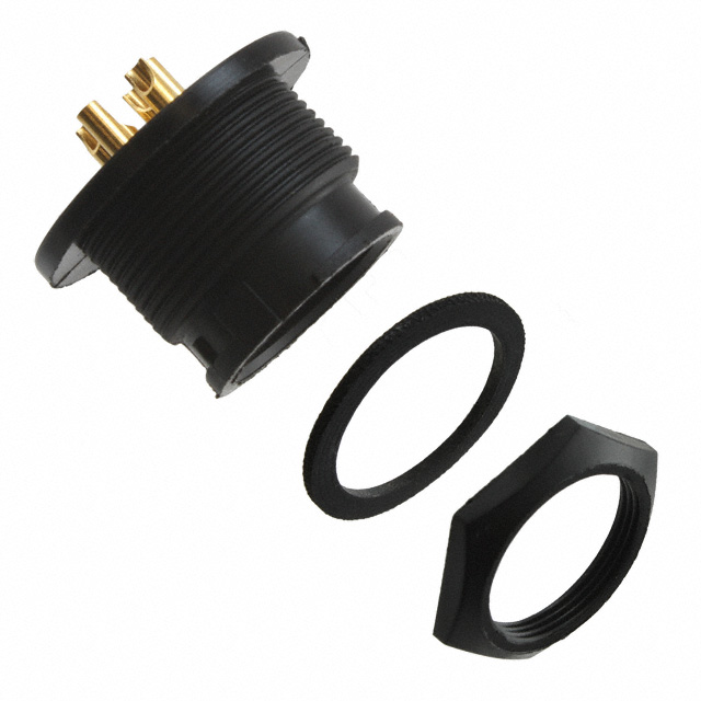 CONN RCPT FMALE 6P GOLD SLDR CUP