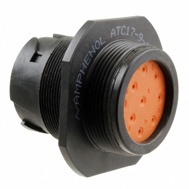 CONN RCPT HSNG MALE 9POS PNL MNT