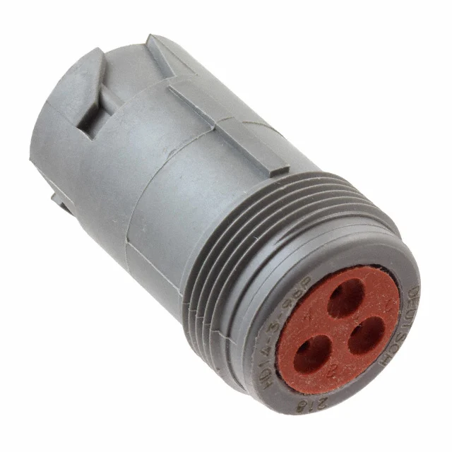 CONN RCPT HSNG MALE 3POS INLINE