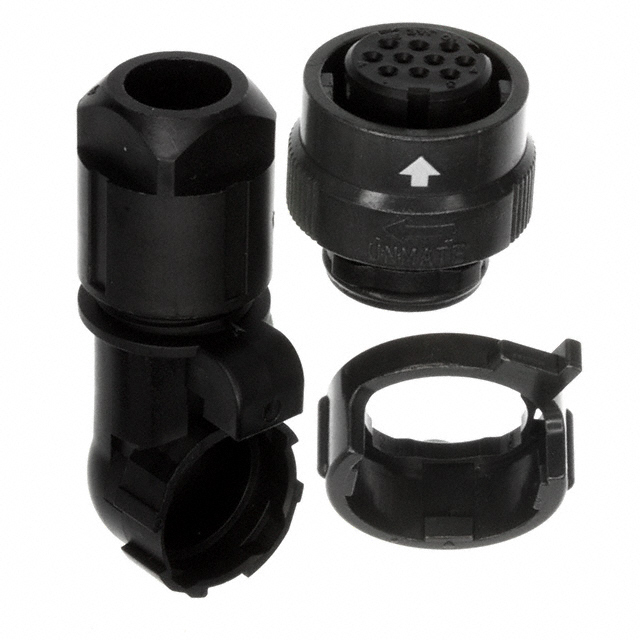 CONN PLG HSG FMAL 10PS INLINE RA