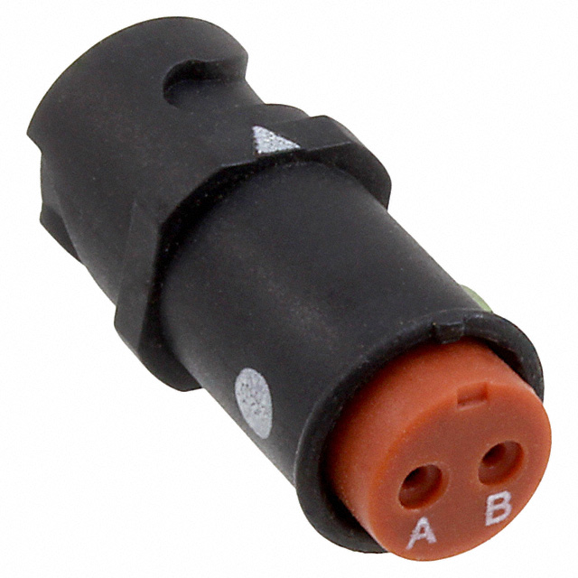 CONN RCPT HSNG MALE 2POS INLINE