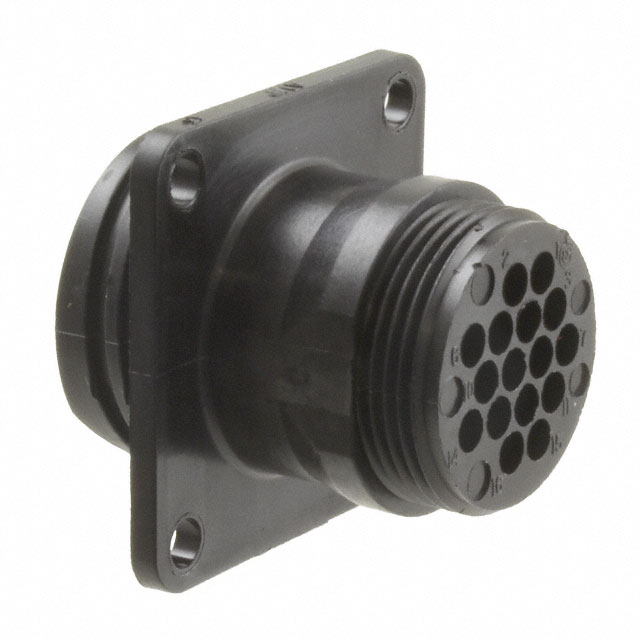 CONN RCPT HSNG MALE 16POS PNL MT