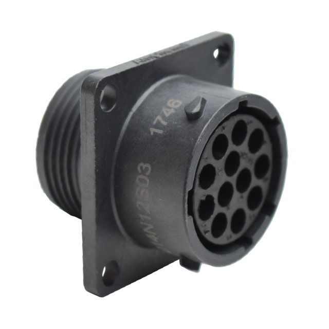 CONN RCPT HSG FMALE 12POS PNL MT