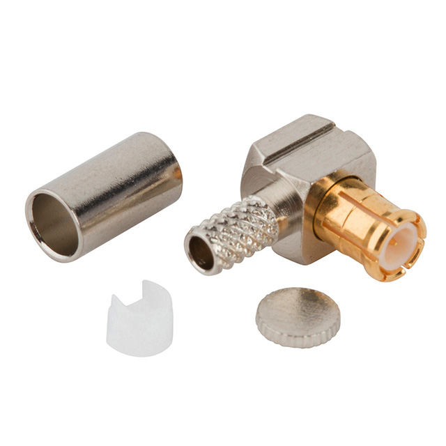 CONN MCX PLUG R/A 50 OHM CRIMP