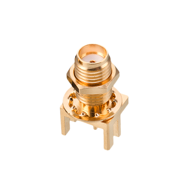 SMA PCB END LAUNCH JACK ROUND PO