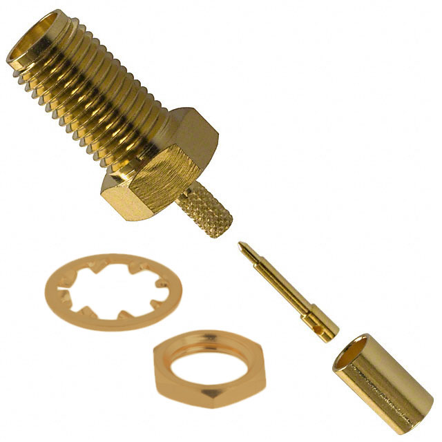 CONN RPSMA JACK STR 50OHM SOLDER