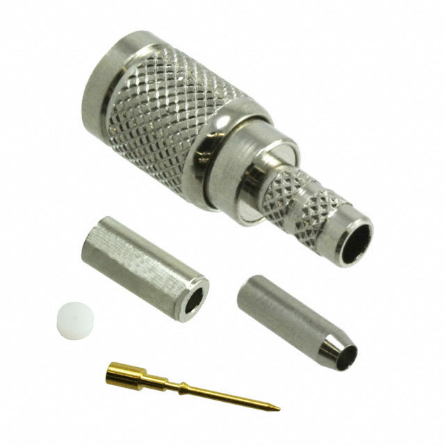 CONN 1.0/2.3 PLG STR 75OHM CRIMP