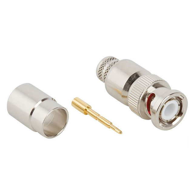 CONN BNC PLUG STR 50OHM CRIMP