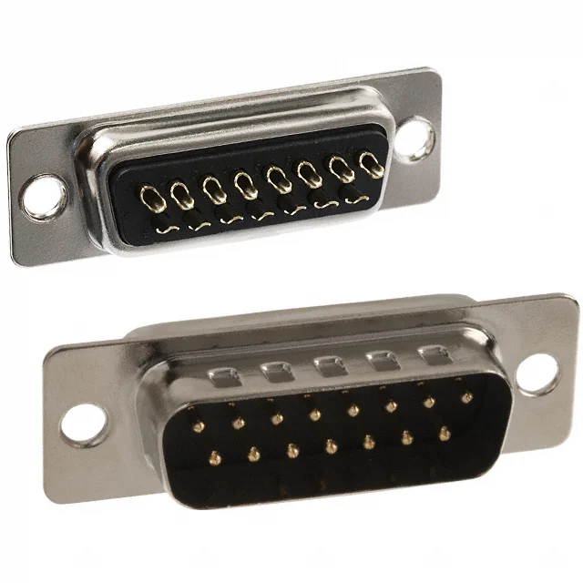 CONN D-SUB PLUG 15POS PNL MNT