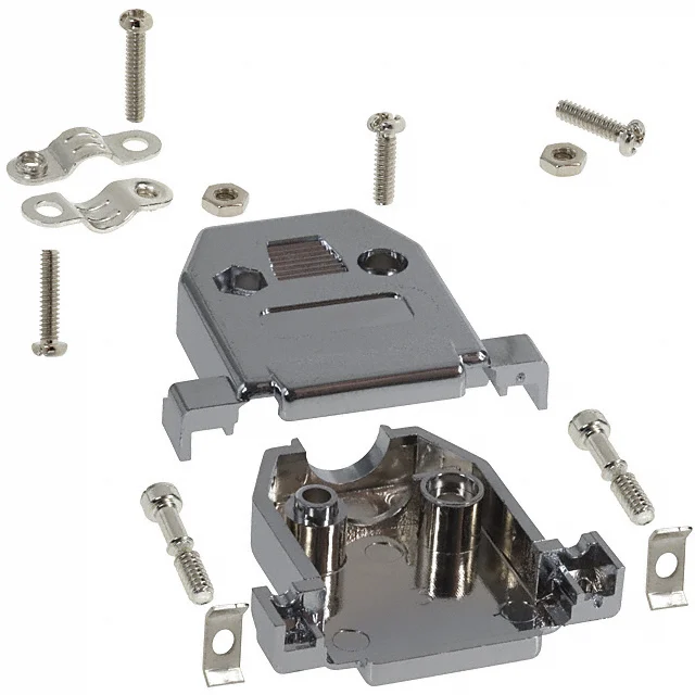 CONN BACKSHELL 15POS 180DEG SHLD