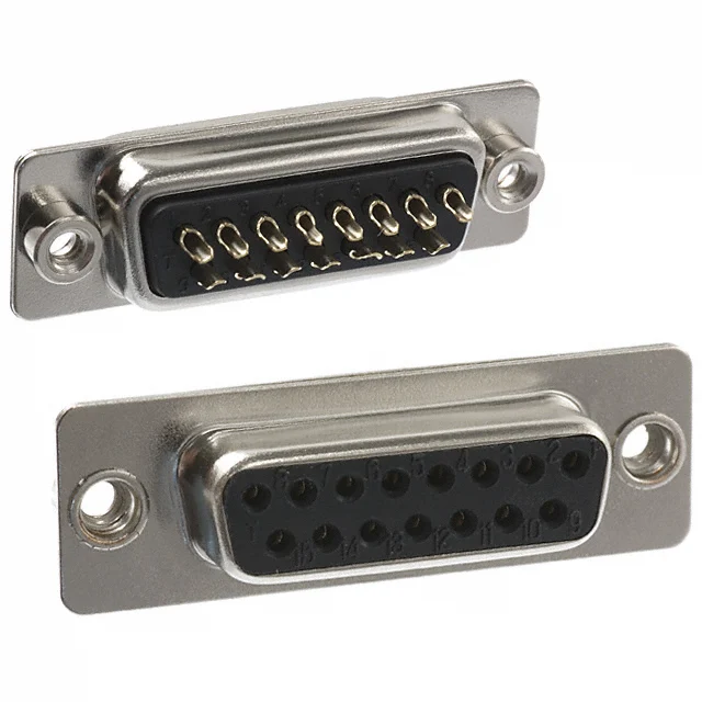 CONN D-SUB RCPT 15POS PNL MNT
